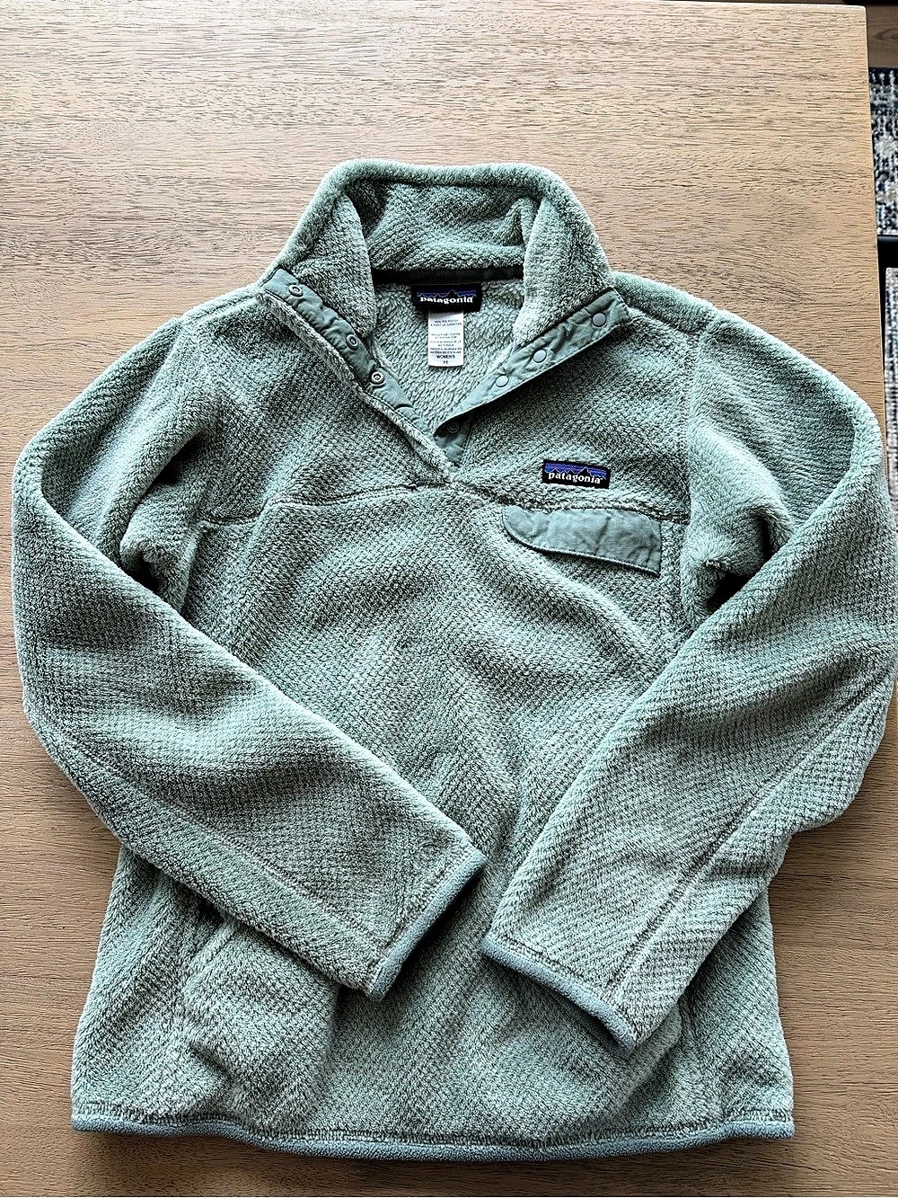 Patagonia Women's Re-Tool Snap Pullover Green XS